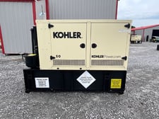 50 KW Kohler #4045TF280, diesel generator set, 120/240 Volts, 1-phase, John Deere engine, Tier 3, 2019