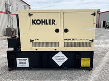 50 KW Kohler #4045TF280, diesel generator set, 120/240 Volts, 1-phase, John Deere engine, Tier 3, 2018