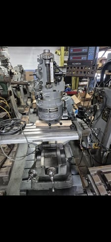 Bridgeport, Vertical Turret Milling Machine, 1 HP, digital read out, power feed, vise, collet set, 3PH