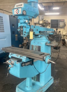 Hurco #SM-1, Vertical Turret Milling Machine, 9" x 42" table, 3 HP, 1800 RPM, digital read out, power feed
