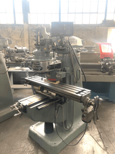 Bridgeport, Vertical Milling Machine, 9" x 42" table, 1 HP, digital read out, power feed