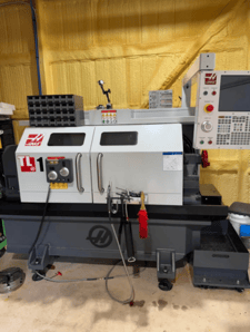 Haas #TL-1, CNC Lathe, 20" swing, 30" centers, 16" turning diameter, 8" 4-jaw chuck, 7.5" 3-jaw chuck, 12 HP