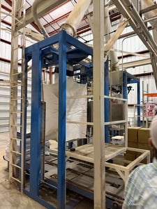 Taylor Products #IBC-3000, Bulk Bag Filler, 100-3,000 lb. capacity, 15 bags/hr., 60" max. bag length, (2