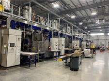 Southern Pulp Machinery #TFX, Pulp Moulder, 85 kg/hr. output, 23,040 liters/hour max. pulp supply, 43.3" x