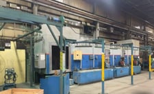 36" W x 48" H Powder System, w/ 3 Stage Stainless Washer, 2-10 FPM, 1995