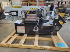 13" x 18" HYD-MECH #S-20P, Semi automatic Mitering horizontal Bandsaw, 1" x0.032" x162" blade, 3 HP, 45-330