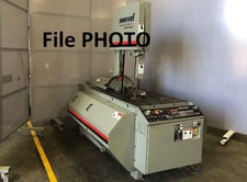 18" x 34.5" Marvel #SERIES-8-MARK-III, Vertical band Saws, 1.25" x184" blade, 50-450 FPM, 5 HP, refurbished