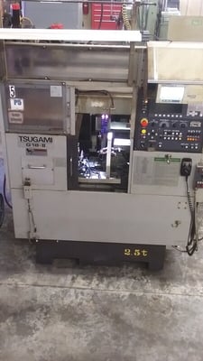 Tsugami #G18-II, CNC Cylindrical Grinder, 7" swing, 5 HP, 147 FPS, 14" x2.75" x5" wheel, Fanuc Oi-TD, 2015 (2