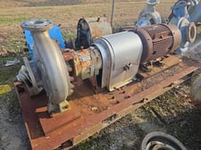 4x8 Goulds, I Frame Centrifugal Pump, Stainless Steel (2 available)