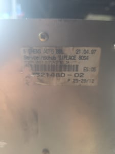 Siemens #AUT5-BSL, Servo Drive Unit