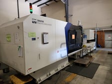 506 Ton, 39.75 oz., Haitian #ZEII-4500/2250(B), electric injection molding machine, 70mm screw diameter, 2021