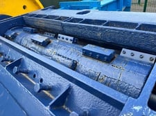 MTB #BDR2400, heavy duty single shaft shredder, 220 KW, 94.5" rotor length, 21.7" rotor diameter