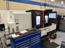 Mazak #Quick-Turn-250MSY, CNC lathe, Smooth Control, LNS QLS bar feeder, 26.5" swing, 6" chuck, 3" bar, 2022