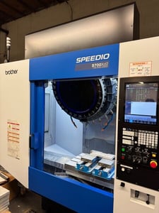Brother #Speedio-S700XD2, CNC drill & tap, 28 ATC, 27.56" X, 17.72" Y, 11.81" Z, 27k RPM, BT30, 10 HP, chip
