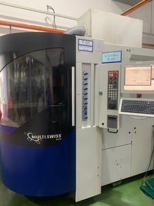 Tornos #Multiswiss-6X14, CNC multi-spindle, 14mm capacity, serial #11795, 2013