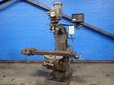Bridgeport #132064, Vertical Mill, 9" x 42" Table, Mini Wizard digital read out, 1 -1/2 HP, 230/460 V., 3 Ph.