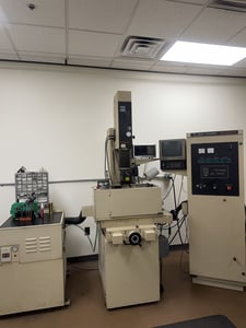 Eltee Pulsitron #TRM-21, ram type Electrical Discharge Machine, 8" X6" Y, 10.5" Z, Eltee pulsitron EP300CP