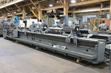 25" x 120" TOS #SUS-63, engine lathe, 23.5" 4-jaw chuck, 3.3" hole, inch/metric, taper, Sony 2-Axis digital