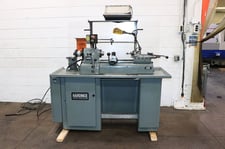 9" Hardinge #DSM-59, second operation lathe, variable speed, 5C collet closer, 230-3500 RPM, 1987
