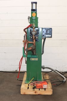 40 KVA Lors #140AP-DV, press type spot welder, 18" throat, 3" stroke, Entron EN1000 Control, 2000