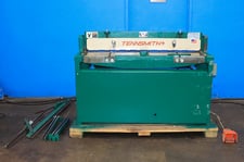 16 gauge x 4.3' Tennsmith #H52, hydraulic shear, 52-1/4" cutting length, 30" Back Gauge, 60 SPM, 2 support