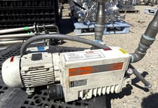 28 CFM, Busch #RA0040.E506.1001, horizontal rotary vane vacuum pump, 2 HP, 230/460 V., explosion proof motor