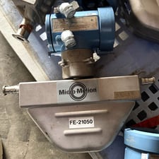 Emerson Micro Motion #F050S322CCAAEZZZZ, Coriolis mass flow sensor/meter, 1/2" tri-clamp, w/1700I12DBAEZZZ