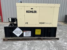 2019 New Surplus Tier 3 22kW Kohler Diesel Genset 120/240 S/N:4832403460