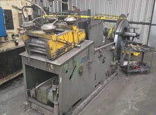 5000 lb. Regal #227-CC/SS-12, coil cradle & straightener, 12" width x .135" stock, 1.5 HP