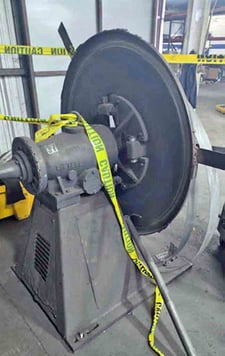 4000 lb. Littell #40-18, uncoiler, 18" width, 48" outside dimensions, 15"-20" ID, manual expansion, electric