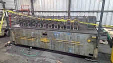 11 Stand, Tishken, rollformer, 1.50" shaft diameter, 12 stand base