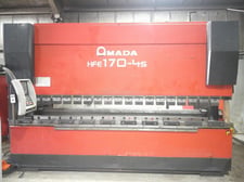 187 Ton, Amada #HFE-170/4, CNC hydraulic press brake, 14' overall, 144" between housing, 7.87" stroke, 16.5"