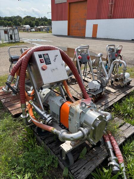 Fristam #FKL75A, Stainless Steel Centrifugal Pump, 500 psi, 7.5 HP, 1770 RPM, 230/460 V.