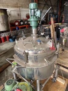 40 gallon Precision Stainless, Reactor, Stainless Steel, 50 psi @ 300°F vessel, 75 psi @ 300°F jacket, (2