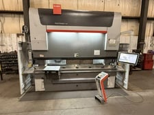 163 Ton, Bystronic #XACT-SMART-160/3100, CNC Press Brake, 122" bed length, 96" between housings, 11.8"
