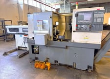 Okuma #Genos-L300-M, turning center, OSP-P200LA-R Control, collet chuck, 12 position turret, live milling