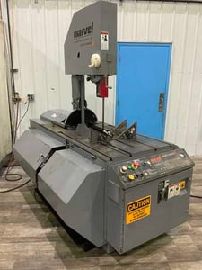 18" x 22" Marvel #8-Mark-III, tilting head vertical band saw, 33" x 24" table, 5 HP, 50-450 FPM