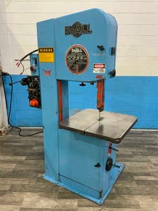 20" x 13" DoAll #2013-V, vertical band saw, 24" x 24" table, 154" x 1" blade, 3 HP, 50-5200 FPM, 1991