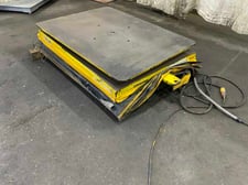 2500 lb. Autoquip #Series-35, hydraulic lift table, 36" x 48" table, 42-1/2" raised height, 1.5 HP