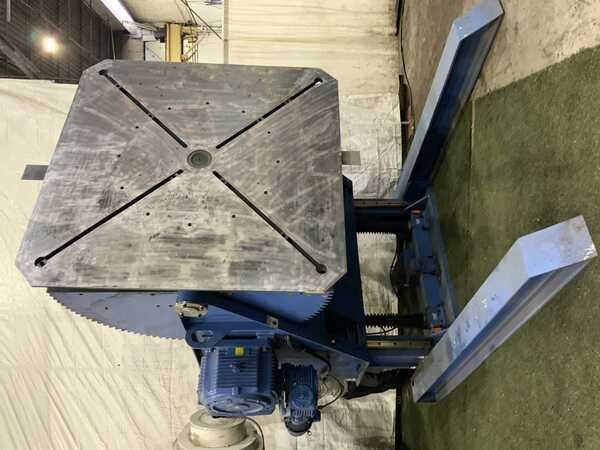 40000 lb. Pandjiris #400-12MRMT-VBL, welding positioner, 84" x 84" table area, 135° table tilt, pendfant
