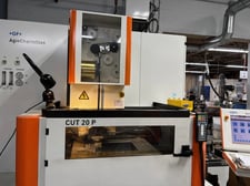 Agiecharmilles #Cut-20P, Wire Electrical Discharge Machine, 13.8" X, 9.8" Y, 9.8" Z, automatic wire