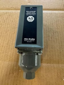 Allen-Bradley #836-C3A, Pressure Control Switch, 0.8-30 PSI, 1/4" NPTF Female, NEMA Type 1, SPST, NEW