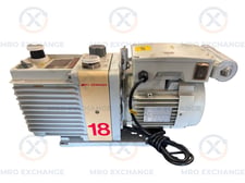12.1 CFM Edwards #E1M18, Rotary Vane Vacuum Pump, Single Stage, Single Phase, 110-210 V., 60 Hz (3 available)