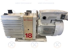 12.1 CFM Edwards #E1M18, Rotary Vane Vacuum Pump, Single Stage, Single Phase, 110-210 V., 60 Hz