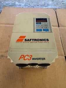 5 HP Saftronics #CIMR-PCU23P7, PC3 Inverter, Variable Frequency Drive, 200-230 Volts, 3 phase