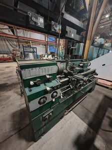 18" x 60" JET-URPE #1860, Engine lathe, 10" chuck, 2" bore, inch/metric thread