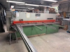 1/4" x 10' Guifil #GHE630, Hydraulic Power Squaring Shear, 16-50 SPM, 1/2"-39" back gauge range, 10 HP