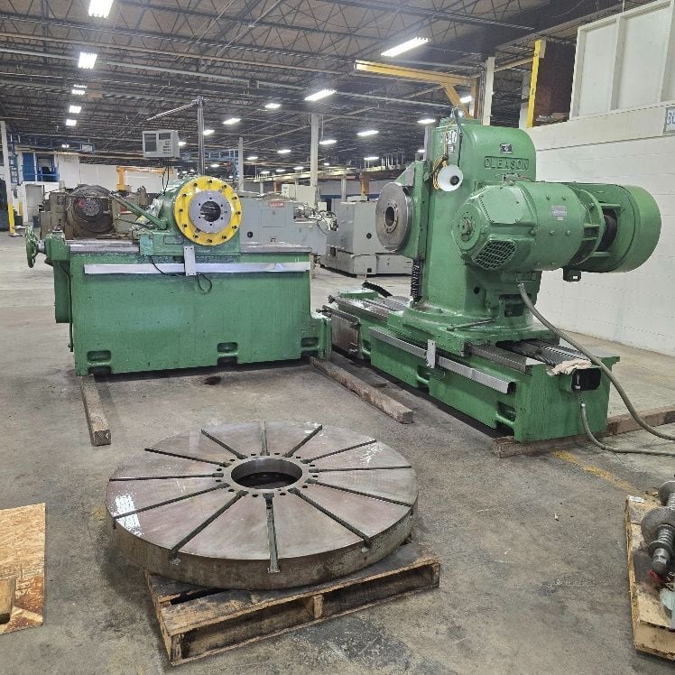 Gleason #61, Angular Hypoid Gear Tester, 90" max. gear diameter, 54" faceplate diameter, 0°-135° shaft