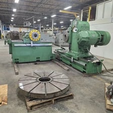 Gleason #61, Angular Hypoid Gear Tester, 90" max. gear diameter, 54" faceplate diameter, 0°-135° shaft
