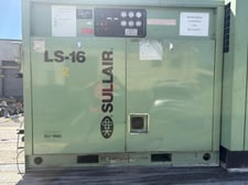 110 psig, Sullair #LS16-75L, Rotary Screw Air Compressor, 230/460 Volt, 3PH, 2003